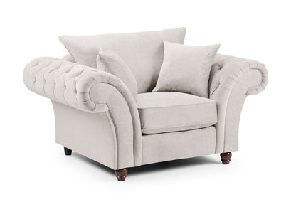 Willow Stone Armchair sofa - premium fullback sofa with UK and Isle of Man delivery
