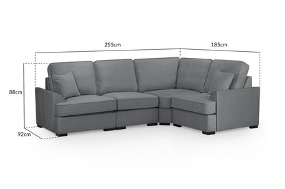 Fuvella Sofa Grey Universal Corner from Dreamy - sofa with free Isle of Man and UK delivery