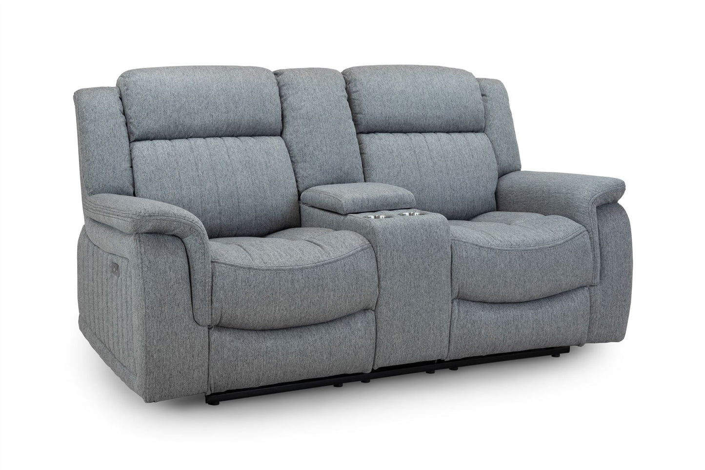 Lindy Electric Recliner Sofa Grey 2 Seater at Dreamy furniture store