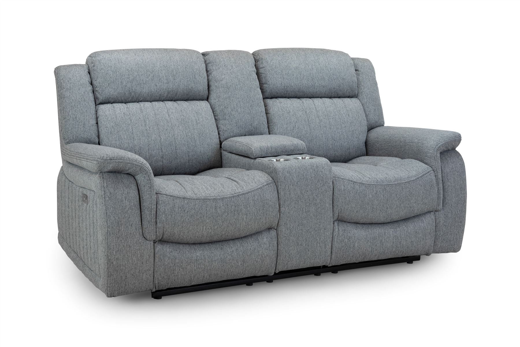 Lindy Electric Recliner Sofa Grey 2 Seater at Dreamy furniture store