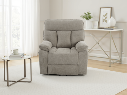 Colette Rise and Recline Massage Chair Grey - premium furniture with free Isle of Man and UK delivery