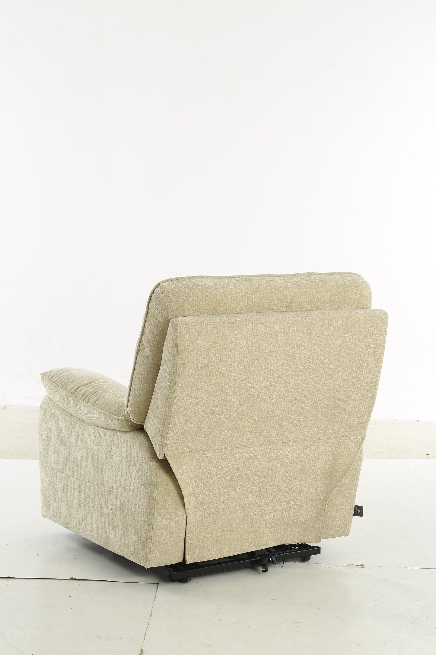 Colette Rise and Recline Massage Chair Beige - premium furniture with free Isle of Man and UK delivery