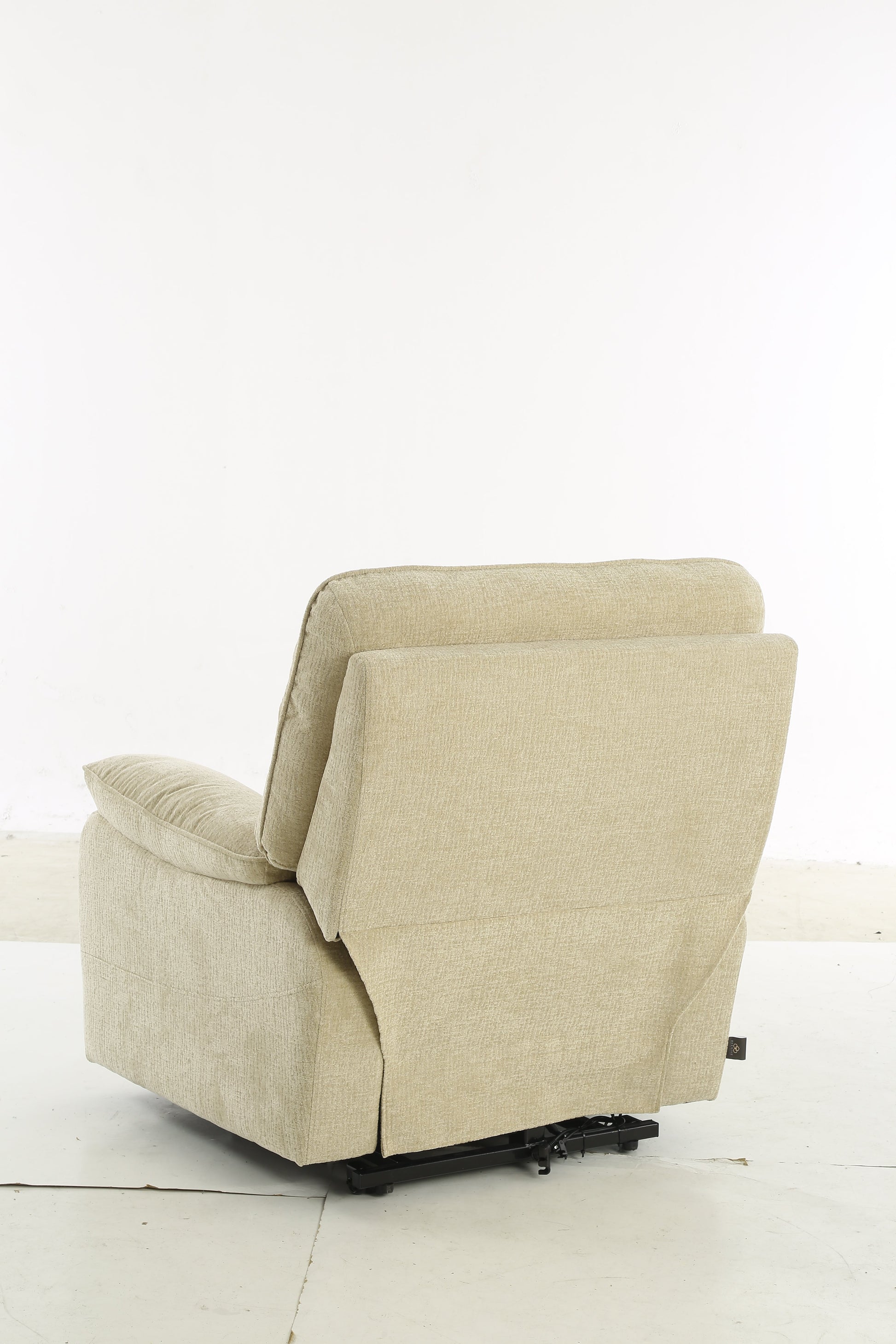 Colette Rise and Recline Massage Chair Beige - premium furniture with free Isle of Man and UK delivery