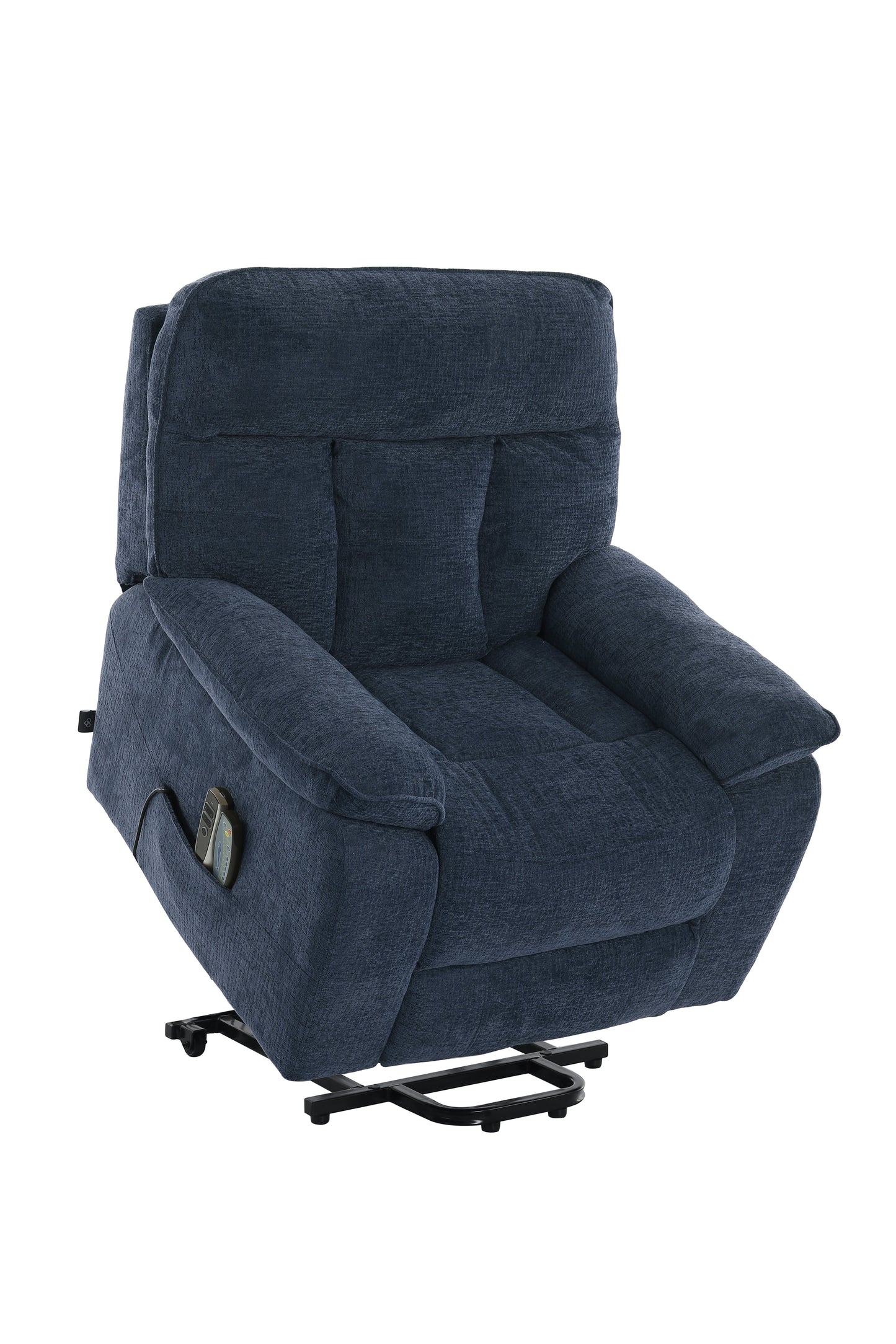Colette Rise and Recline Massage Chair Blue - premium furniture with free Isle of Man and UK delivery