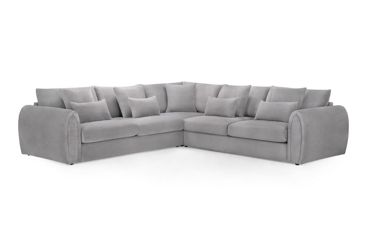 Milo Sofa Grey Large Corner at Dreamy furniture store
