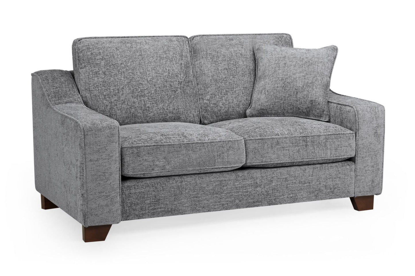 Nelly Sofa Slate 2 Seater - slate fabric 2 seater from Dreamy with free Isle of Man and UK delivery