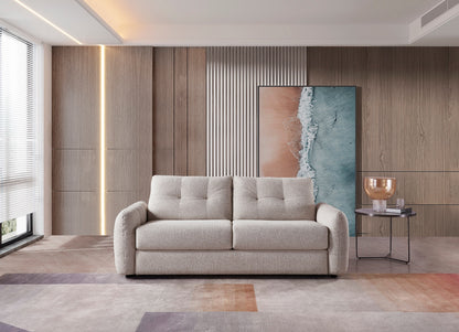 Atora Sofabed Beige 3 Seater - compact sofa bed - Dreamy furniture