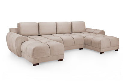 Azura Sofa Mocha U Shape Corner at Dreamy furniture store