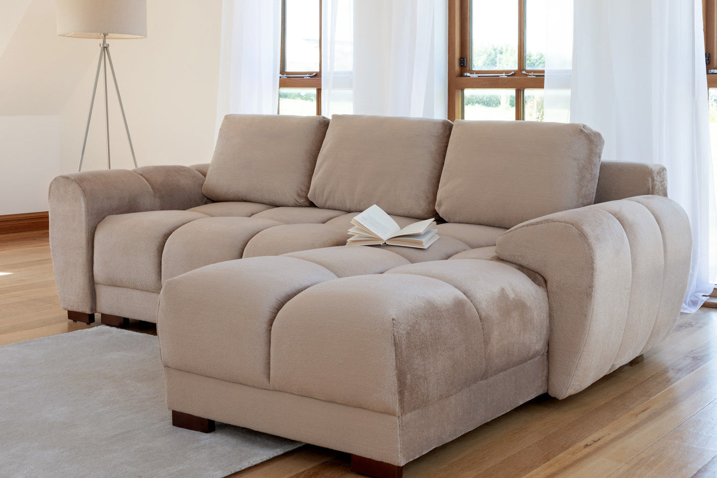 Azura Sofabed Mocha Universal Corner