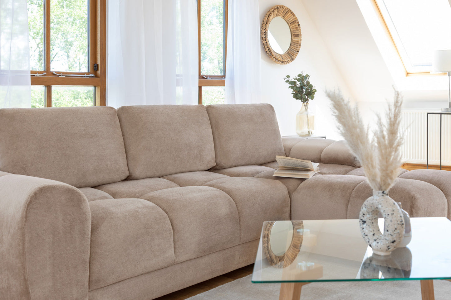 Azura Sofabed Mocha Universal Corner