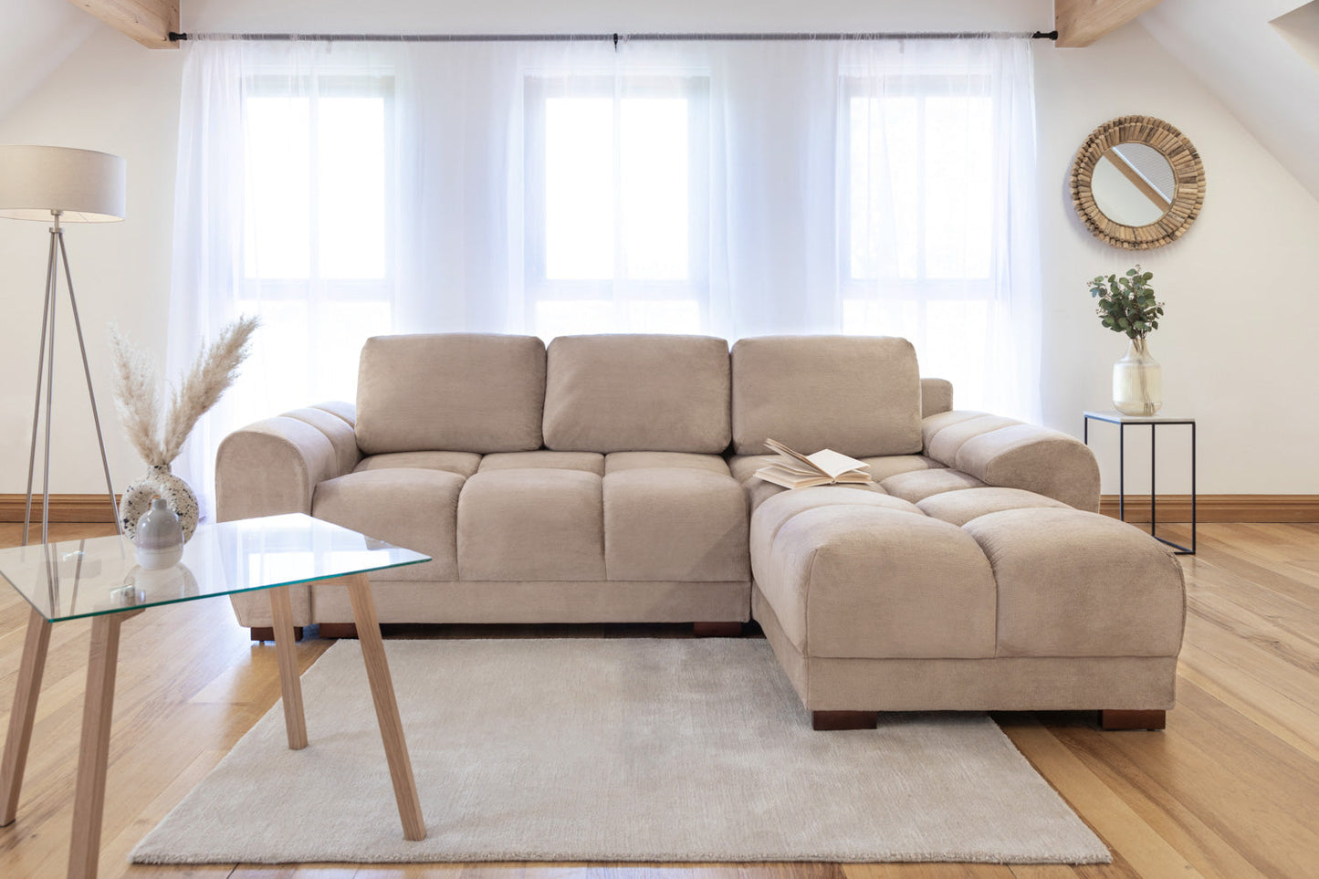 Azura Sofabed Mocha Universal Corner