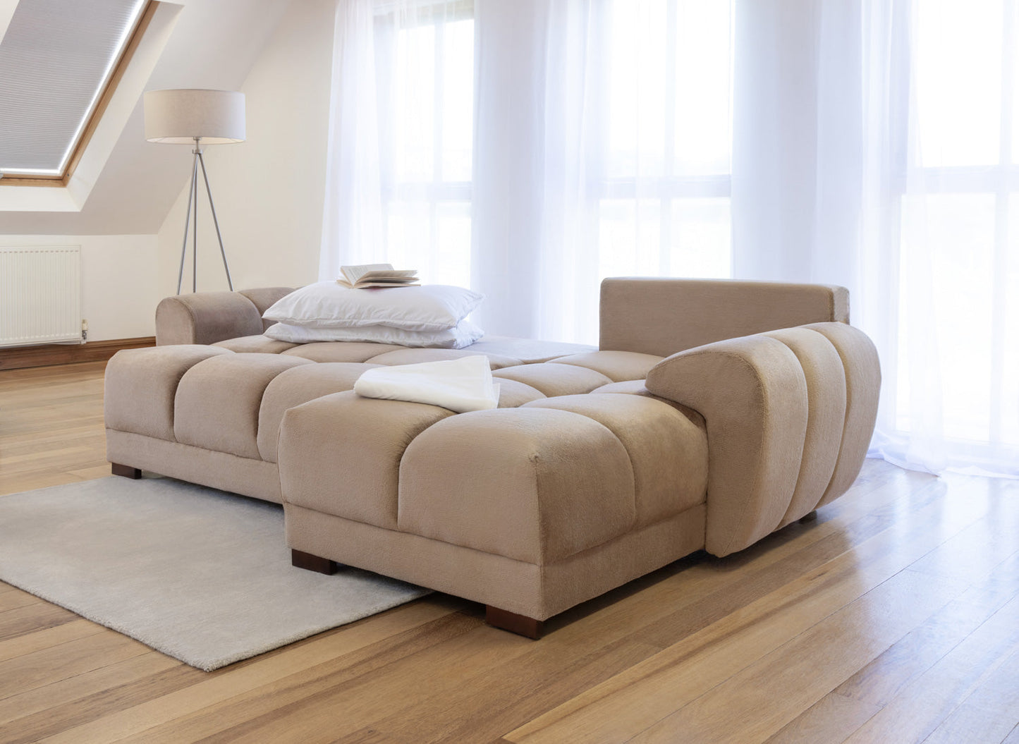 Azura Sofabed Mocha Universal Corner