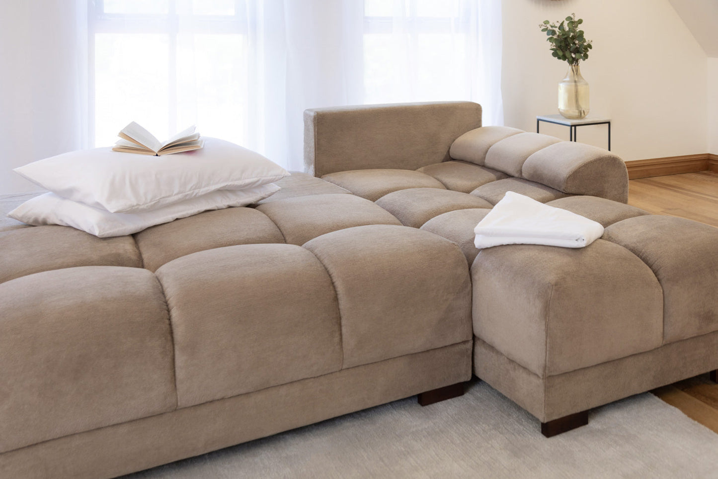 Azura Sofabed Mocha Universal Corner