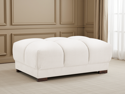 Azura Sofa Cream Footstool at Dreamy furniture store