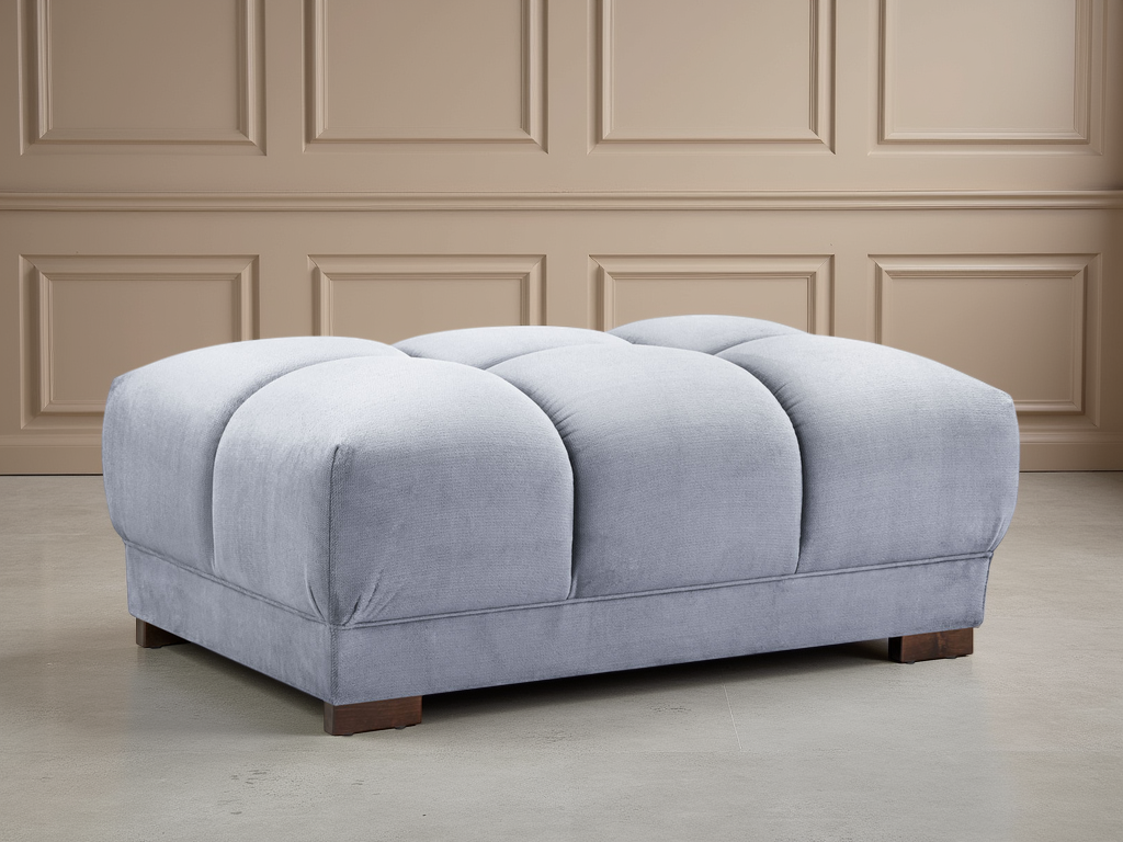 Azura Sofa Grey Footstool at Dreamy furniture store