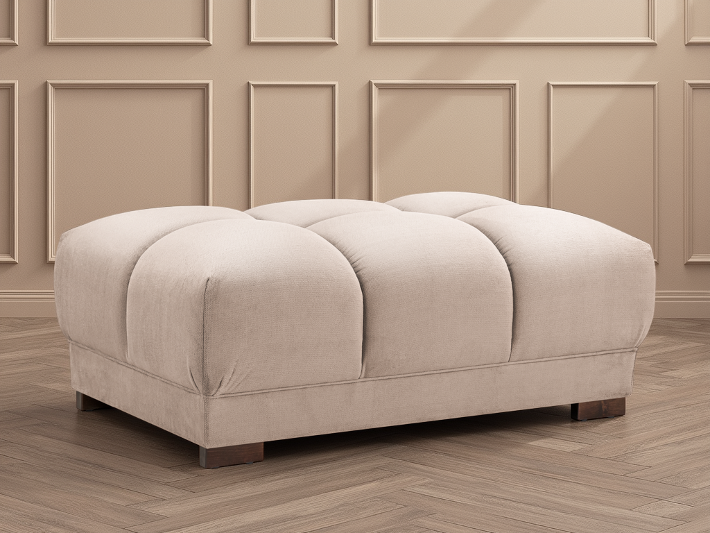 Azura Sofa Mocha Footstool at Dreamy furniture store