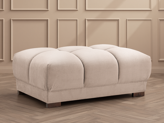 Azura Sofa Mocha Footstool at Dreamy furniture store