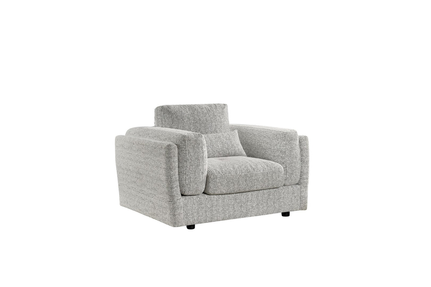 Barbi Sofa Grey Armchair - deep seat fabric sofa UK at Dreamy
