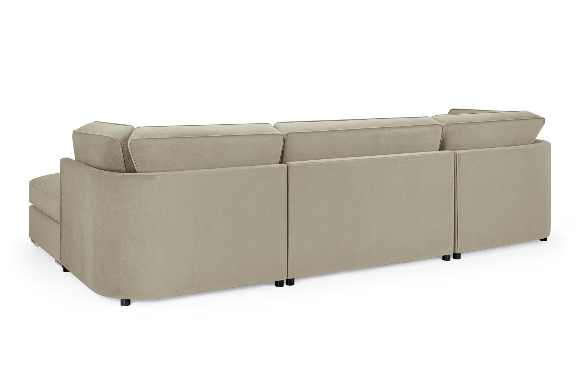 Bela Sofa Beige U Shape Corner from Dreamy - sofa with free Isle of Man and UK delivery