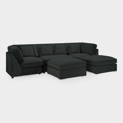 Belgravia Sofa Slate U Shape Corner