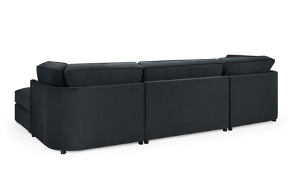 Bela Sofa Slate U Shape Corner from Dreamy - sofa with free Isle of Man and UK delivery