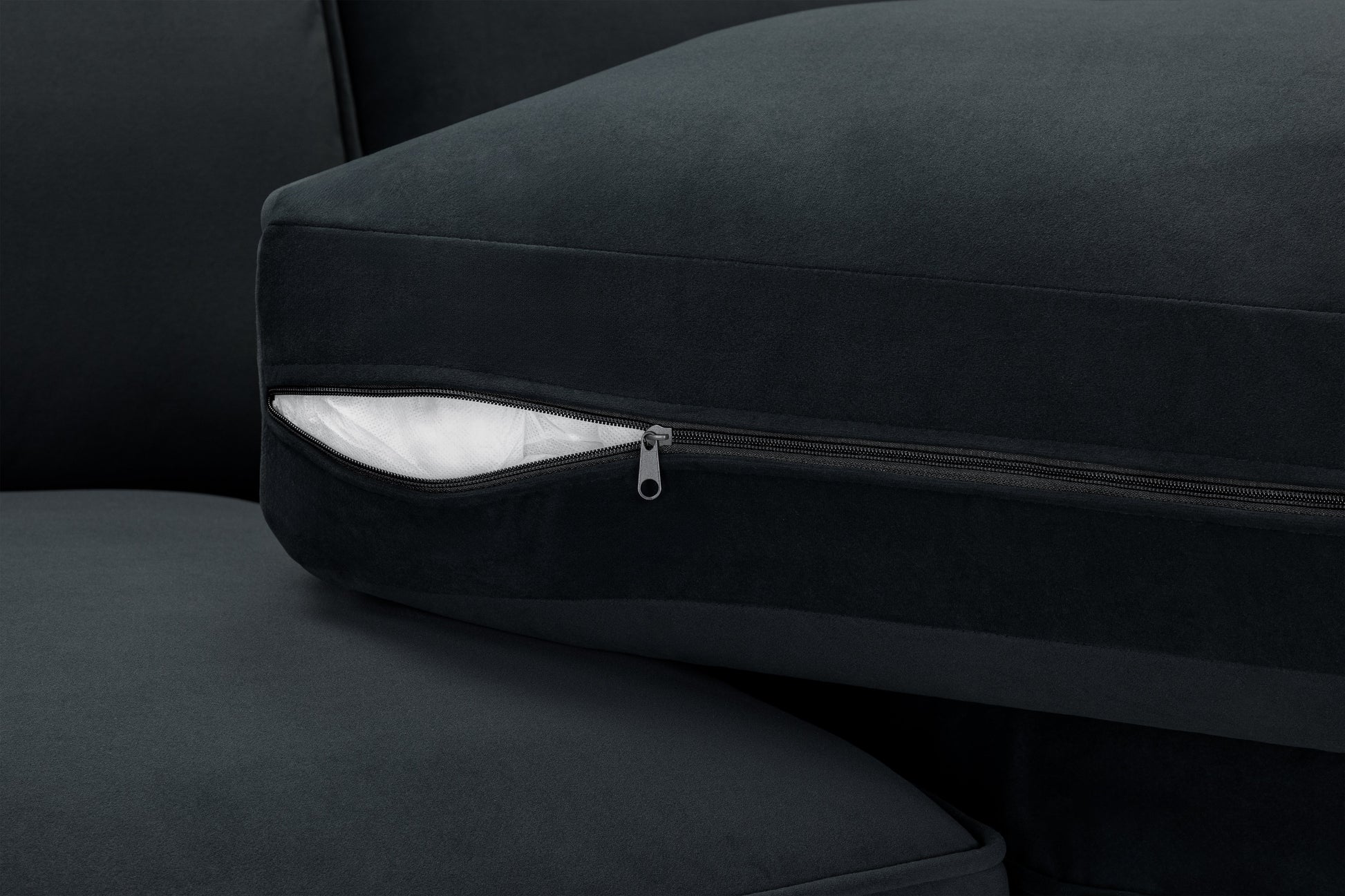 Bela Sofa Slate U Shape Corner from Dreamy - sofa with free Isle of Man and UK delivery