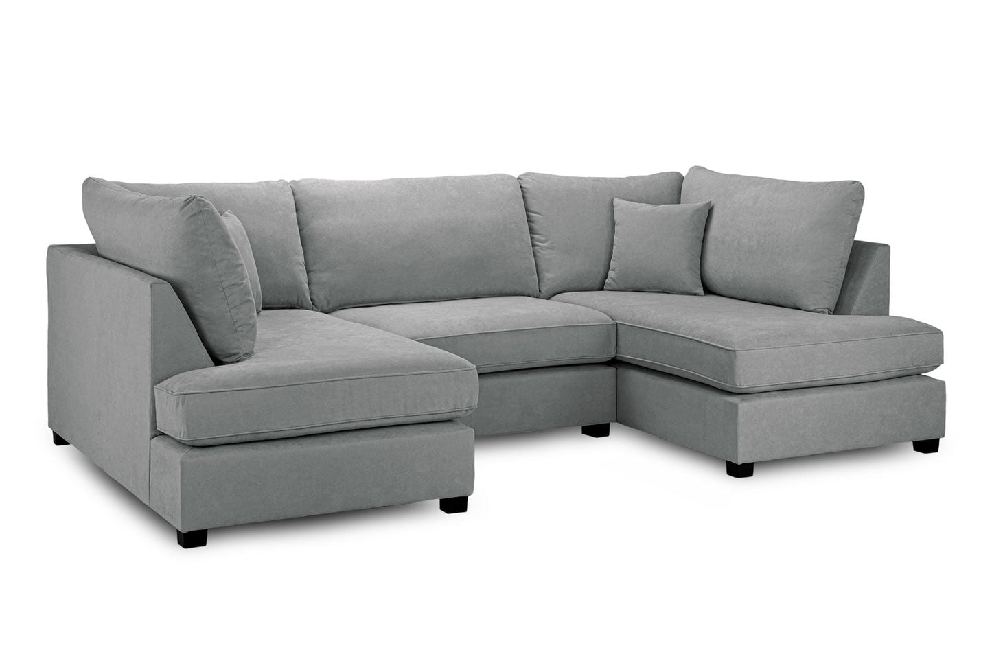 Cara Classic Sofa Grey U Shape Corner