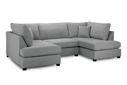 Cara Classic Sofa Grey U Shape Corner