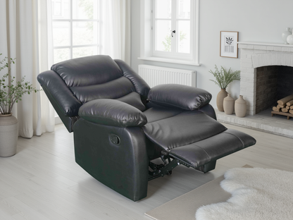Corrie Black Armchair sofa for UK and Isle of Man homes