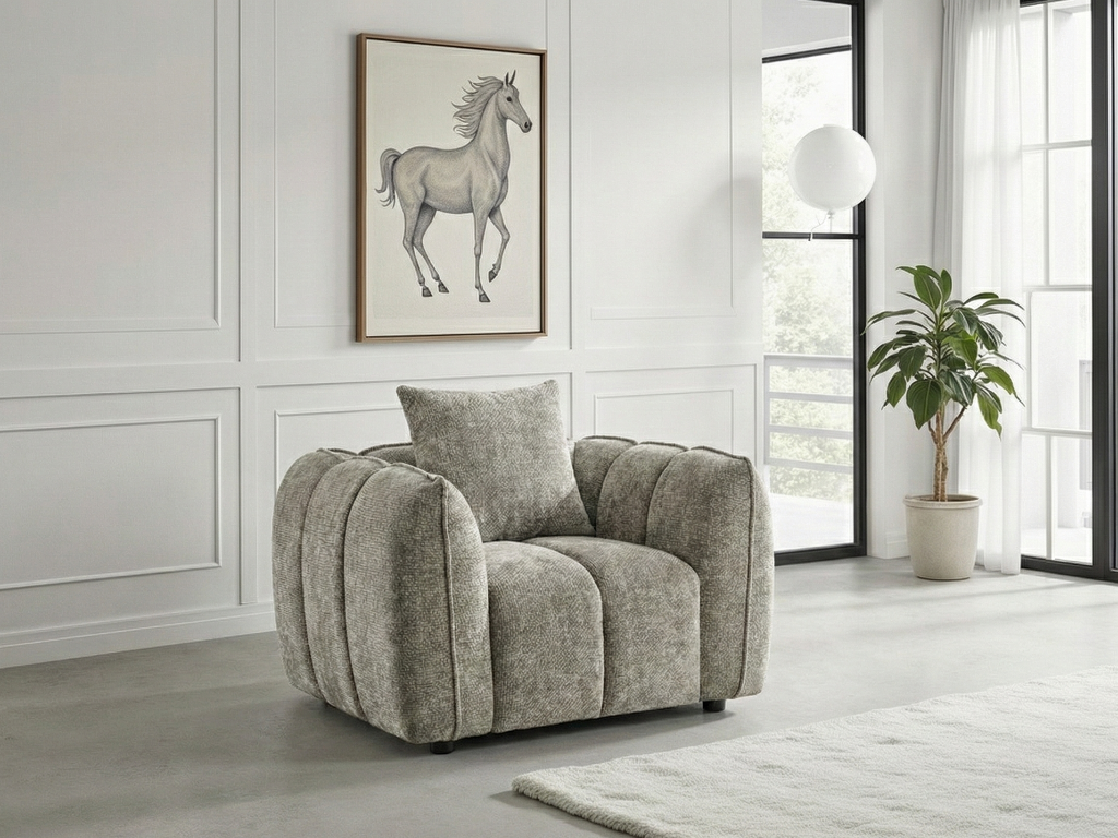 Vera Sofa Mocha Armchair from Dreamy - sofa with free Isle of Man and UK delivery