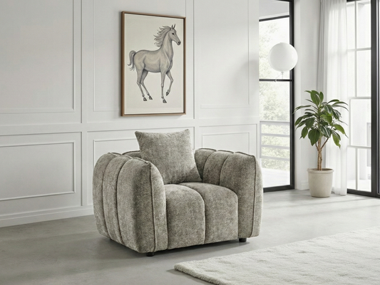 Vera Sofa Mocha Armchair from Dreamy - sofa with free Isle of Man and UK delivery