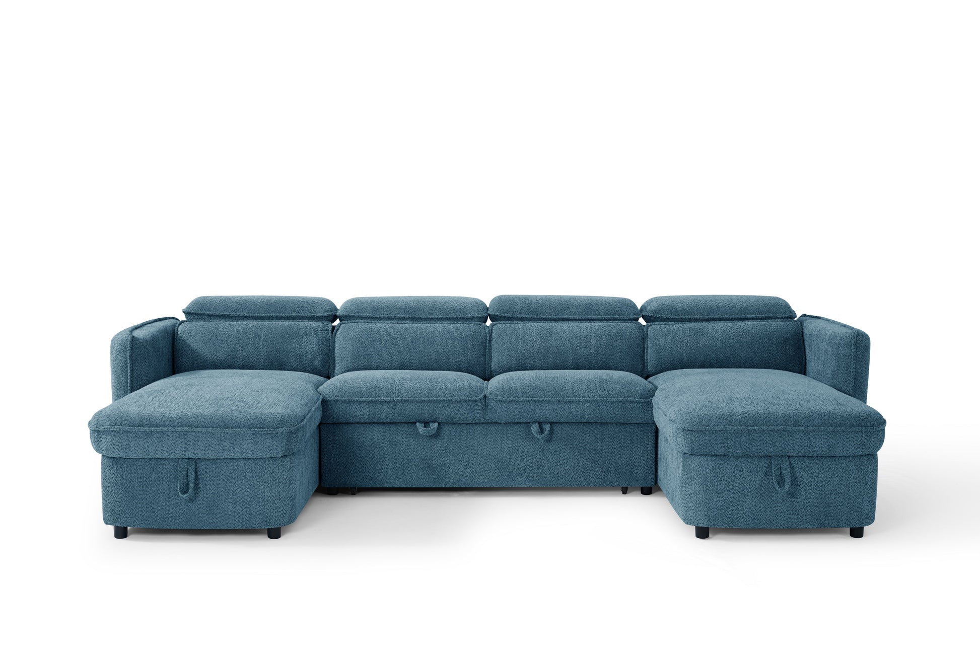 Camila Sofabed Blue U Shape Corner - Camila sofa range - Dreamy furniture Isle of Man and UK