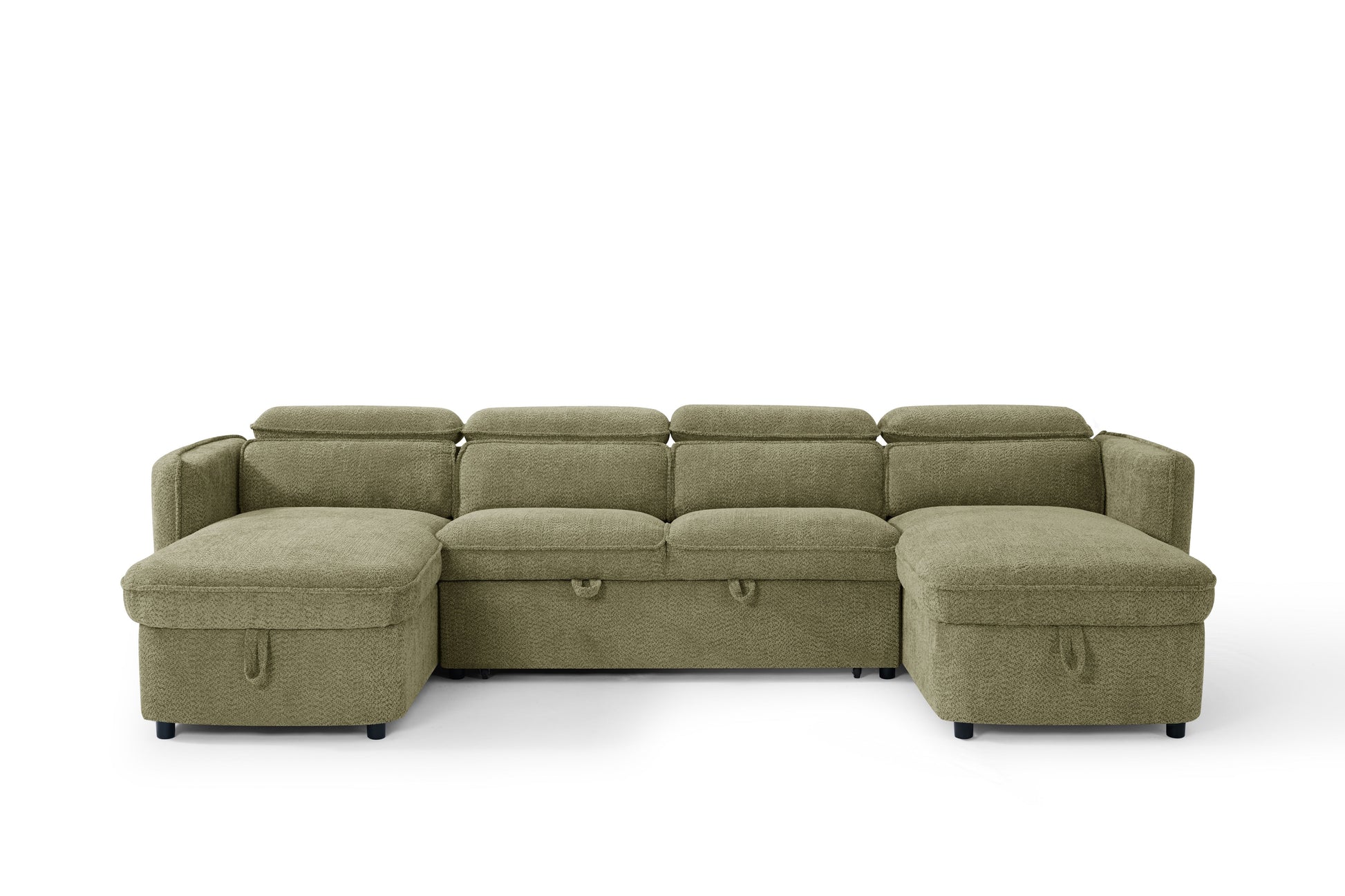 Camila Sofabed Green U Shape Corner - Camila sofa range - Dreamy furniture Isle of Man and UK