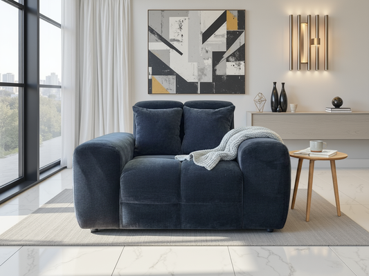 Joanna Sofa Black Armchair from Dreamy - sofa with free Isle of Man and UK delivery