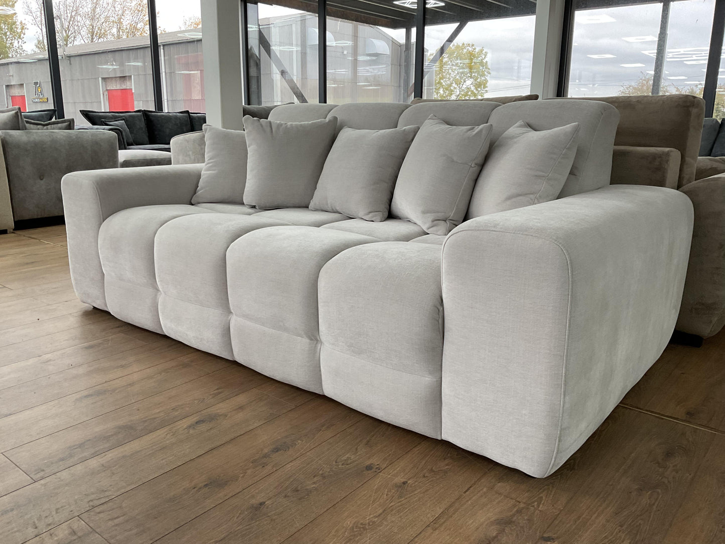 Joanna Sofa Natural 3 Seater from Dreamy - sofa with free Isle of Man and UK delivery