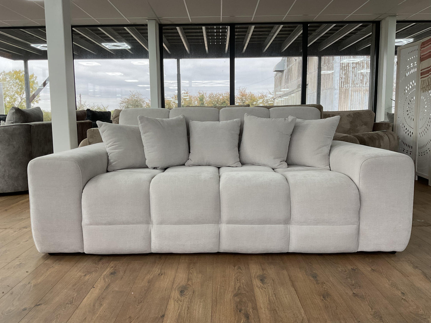 Joanna Sofa Natural 3 Seater from Dreamy - sofa with free Isle of Man and UK delivery