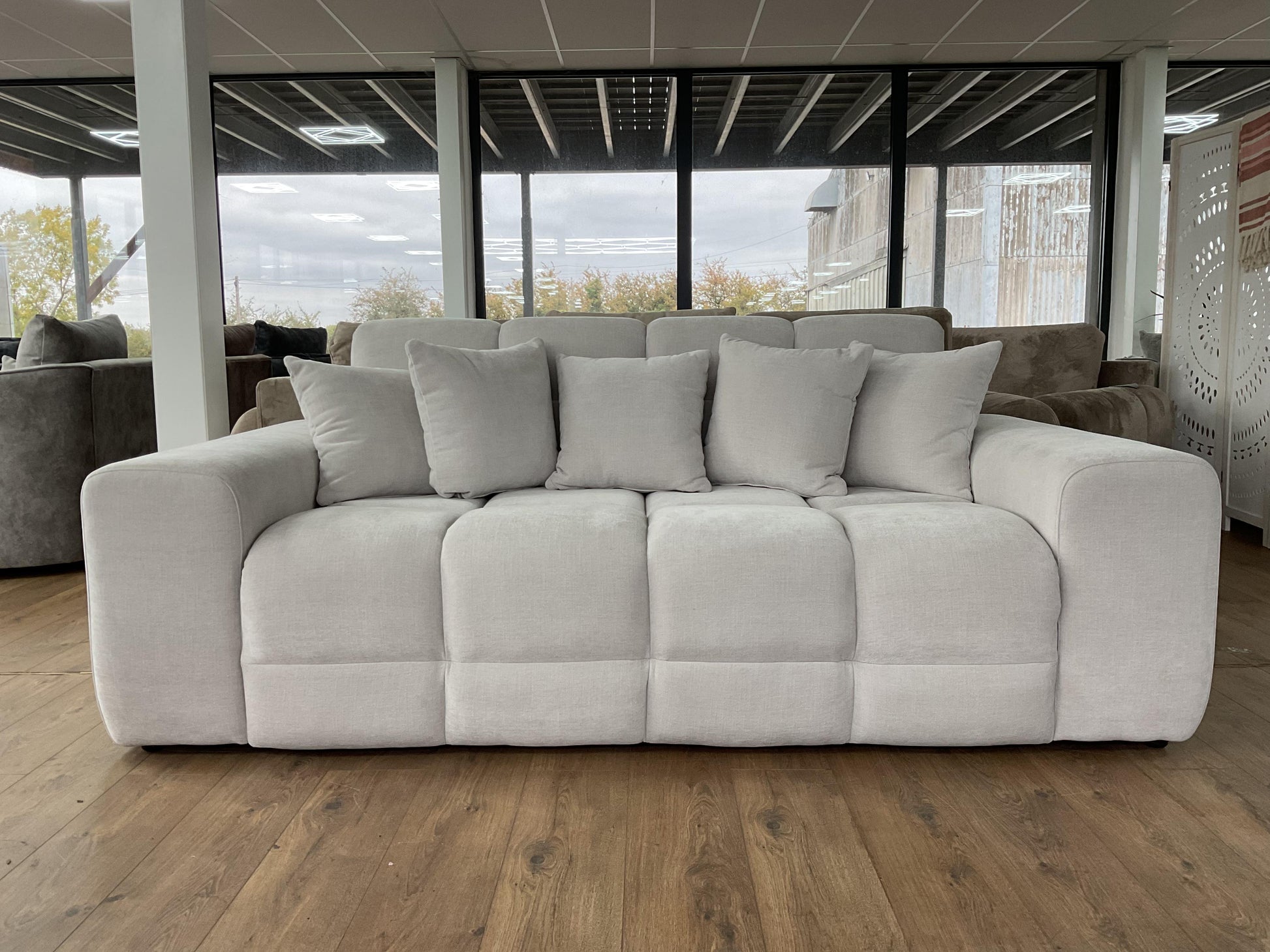 Joanna Sofa Natural 3 Seater from Dreamy - sofa with free Isle of Man and UK delivery