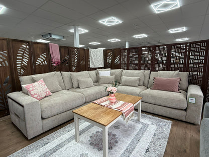 Julian Sofa Beige Large Corner - large corner sofa - Dreamy furniture