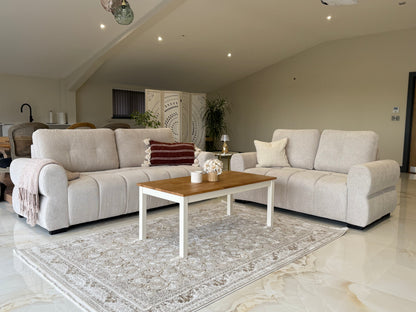 Sadie Sofa Beige 3+2 Set - Sadie sofa range - Dreamy furniture Isle of Man and UK