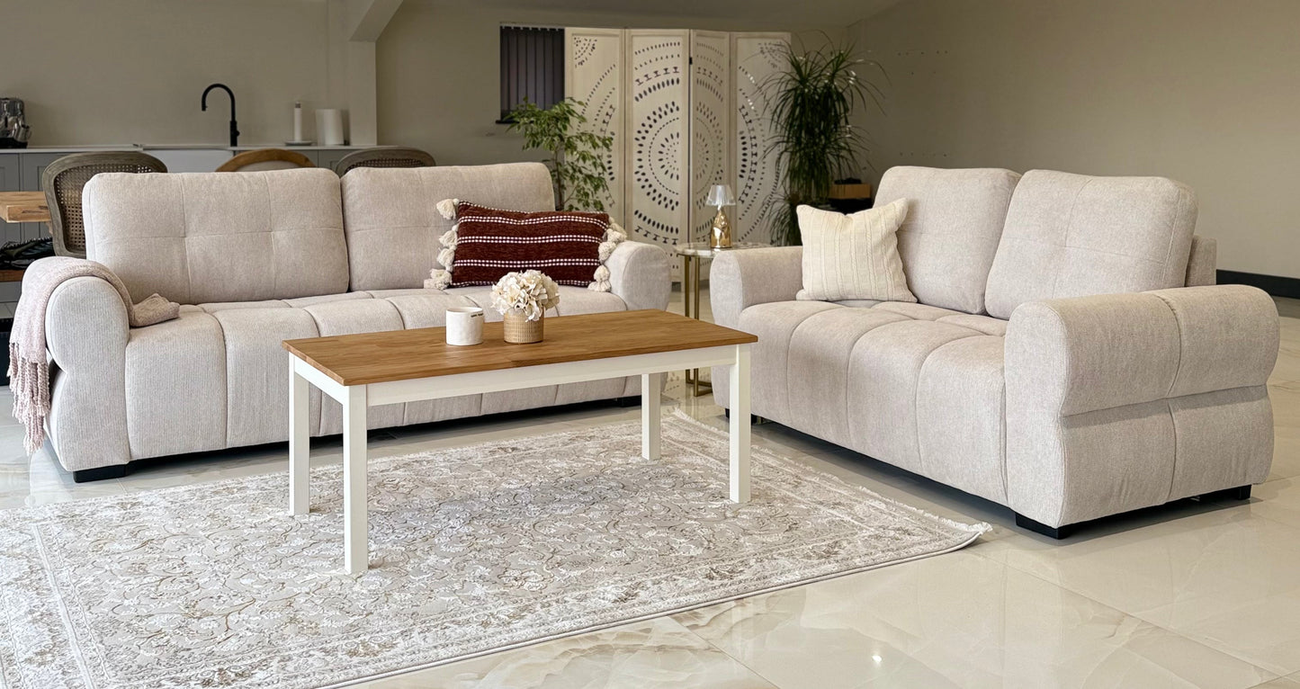 Sadie Sofa Beige 3+2 Set - Sadie sofa range - Dreamy furniture Isle of Man and UK