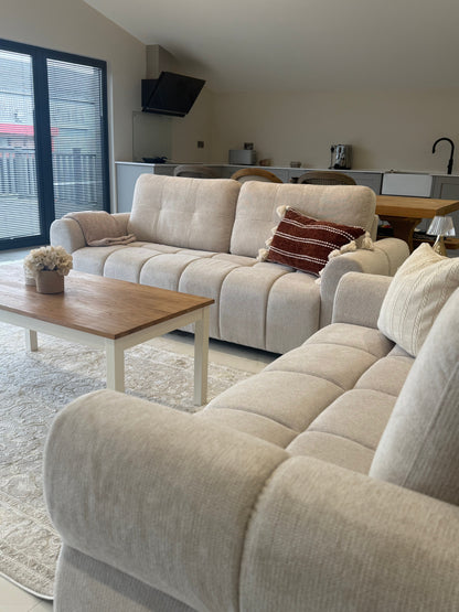 Sadie Sofa Beige 3+2 Set - Sadie sofa range - Dreamy furniture Isle of Man and UK