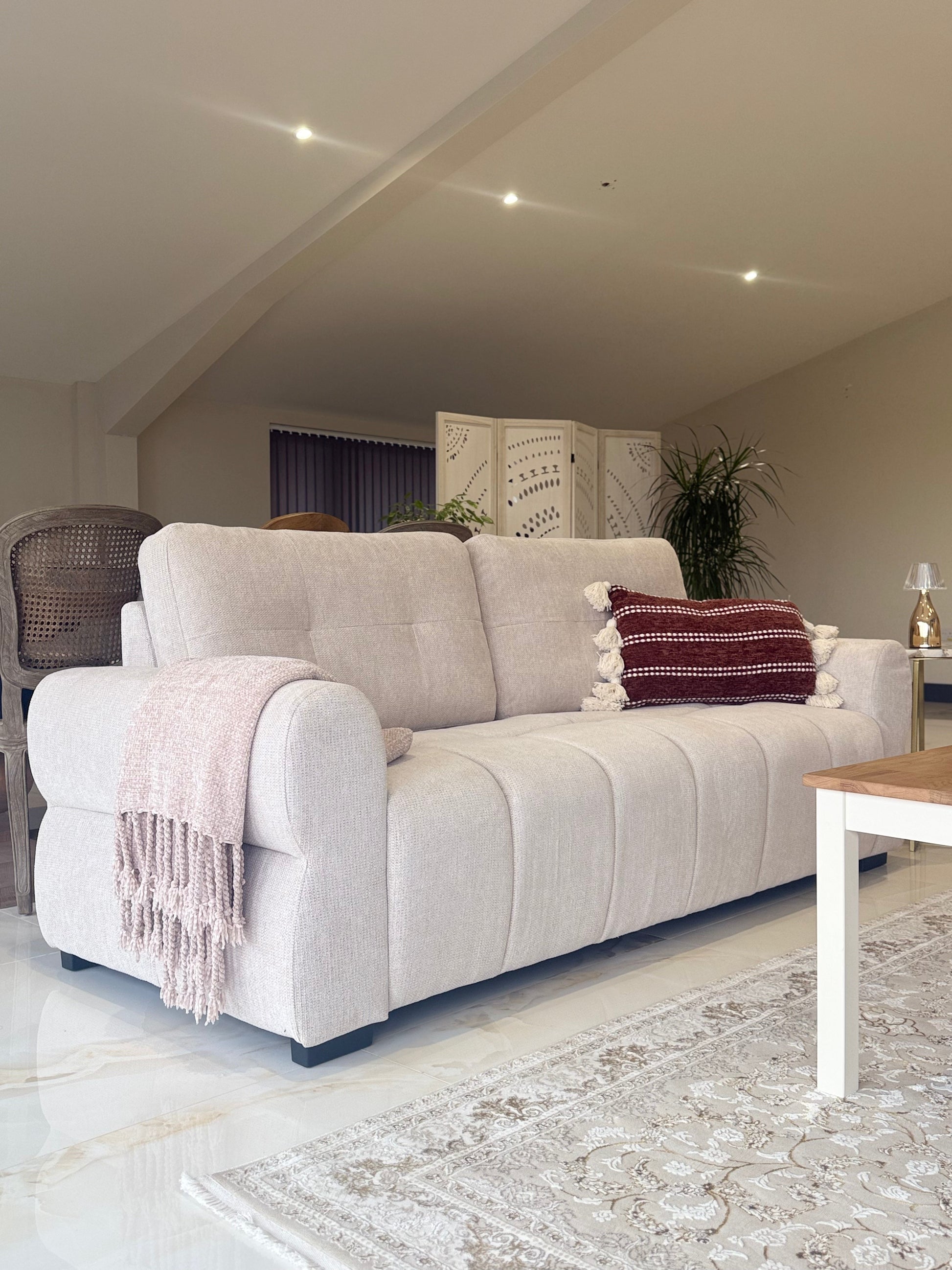 Sadie Sofa Beige 3+2 Set - Sadie sofa range - Dreamy furniture Isle of Man and UK