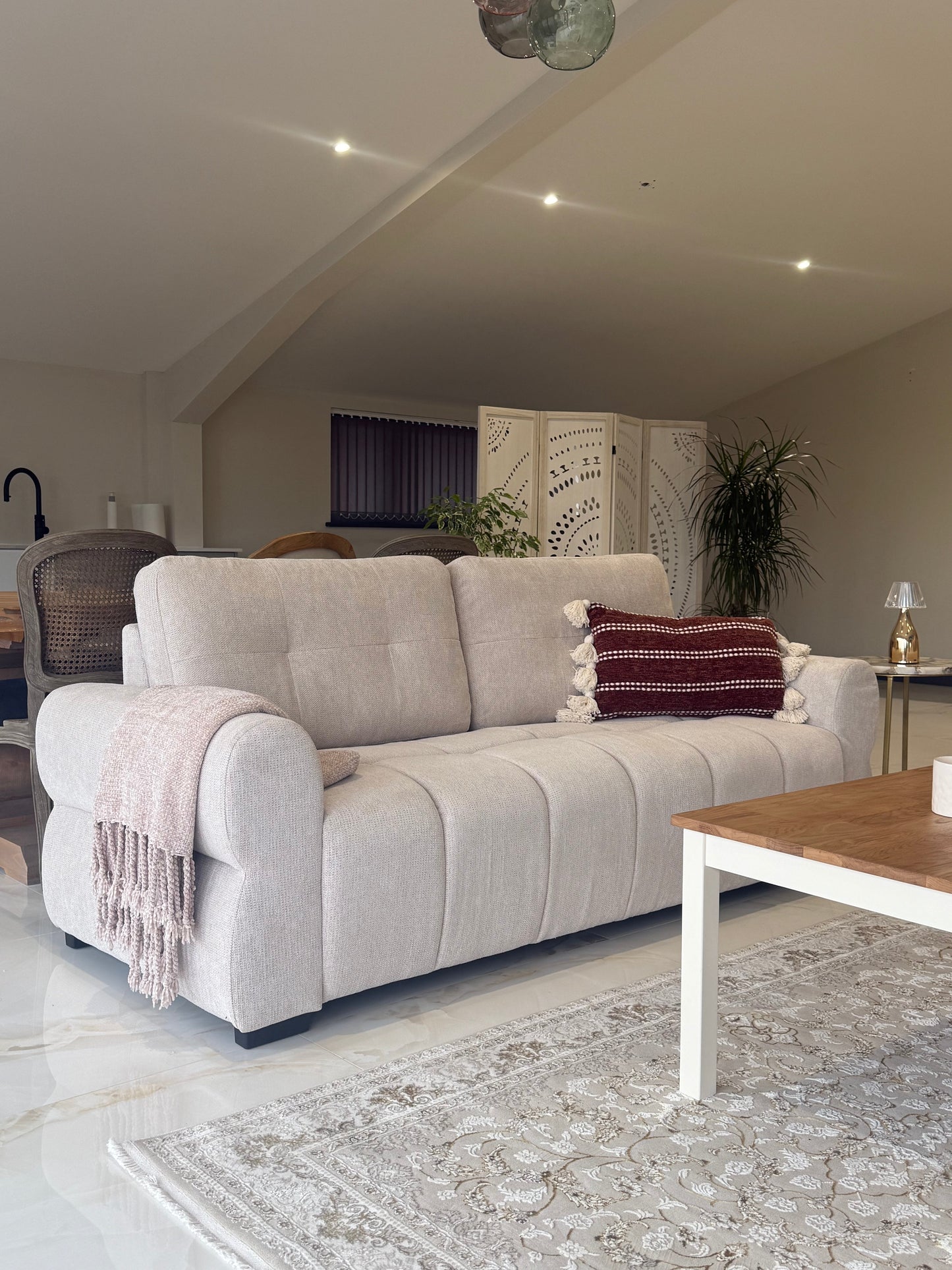 Sadie Sofa Beige 3+2 Set - Sadie sofa range - Dreamy furniture Isle of Man and UK
