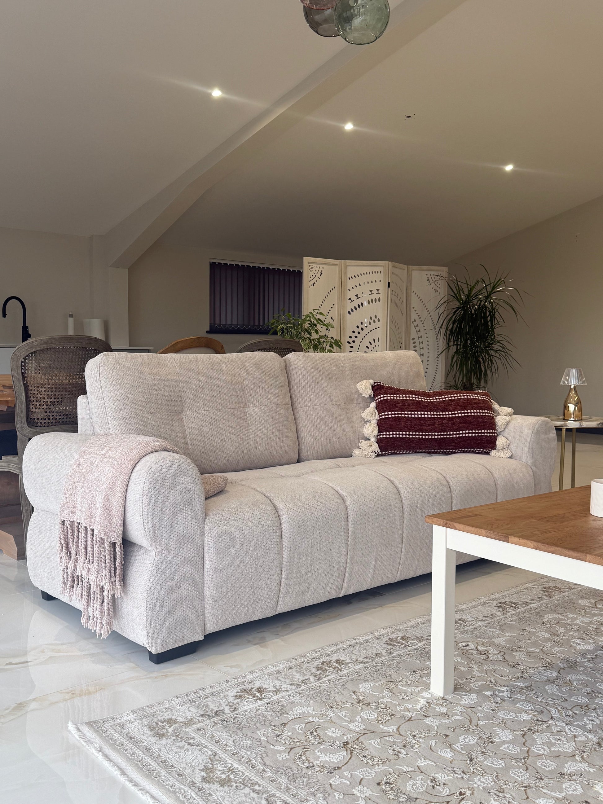 Sadie Sofa Beige 3+2 Set - Sadie sofa range - Dreamy furniture Isle of Man and UK