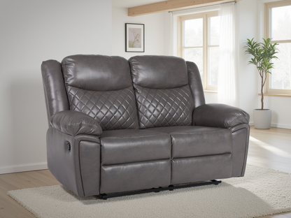 Mya Recliner Sofa Grey 2 Seater from Dreamy - sofa with free Isle of Man and UK delivery
