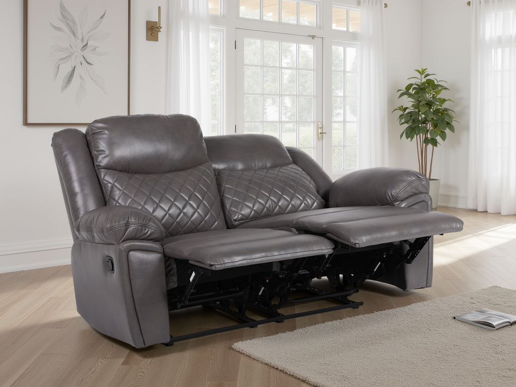Mya Recliner Sofa Grey 2 Seater from Dreamy - sofa with free Isle of Man and UK delivery