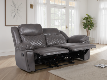 Mya Recliner Sofa Grey 2 Seater from Dreamy - sofa with free Isle of Man and UK delivery