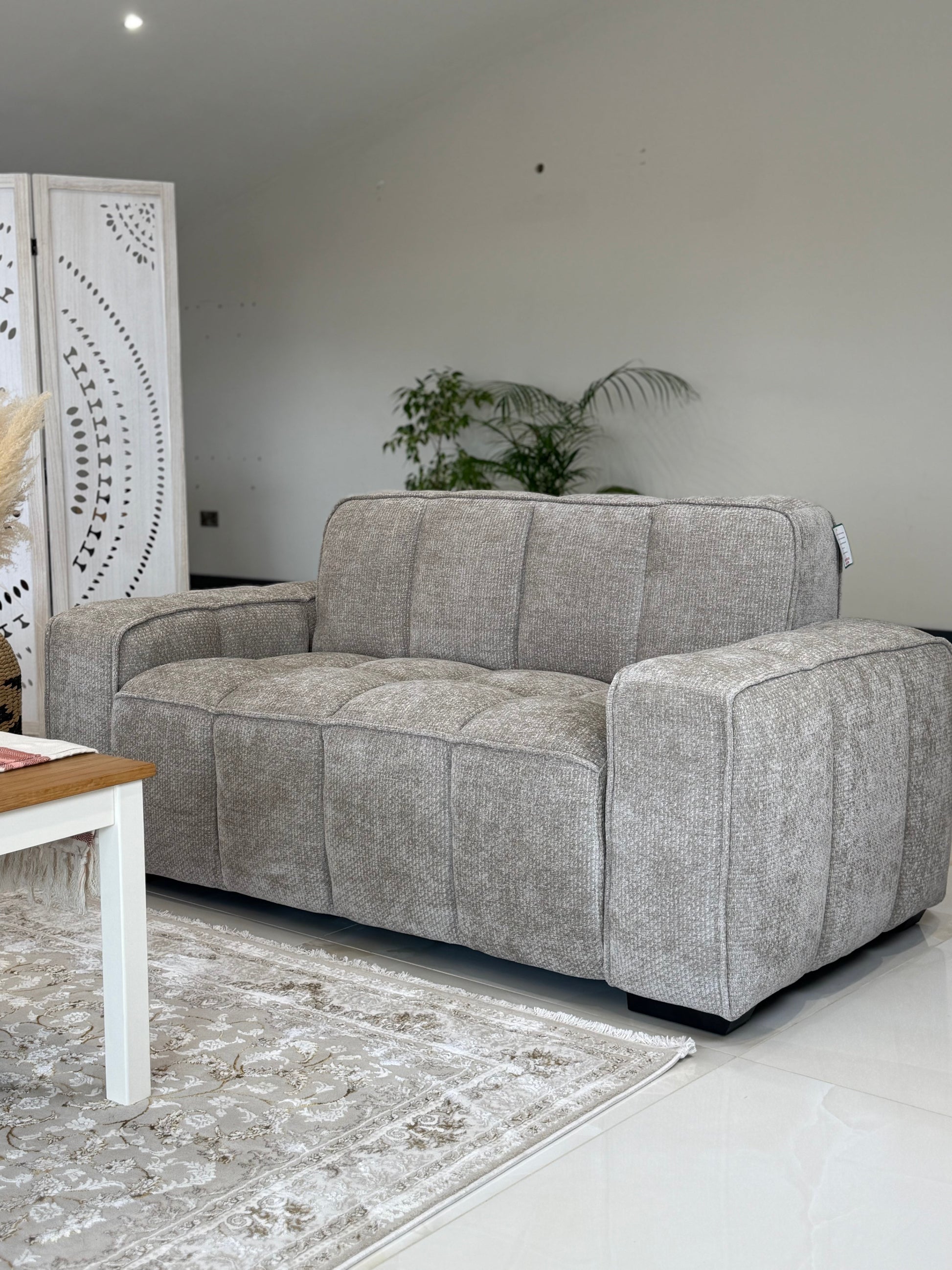 Paris Sofa Beige 2 Seater - premium sofa with free Isle of Man and UK delivery