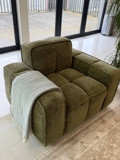 Palmer Sofa Olive Armchair - Palmer Sofa Olive Armchair armchair Isle of Man UK delivery