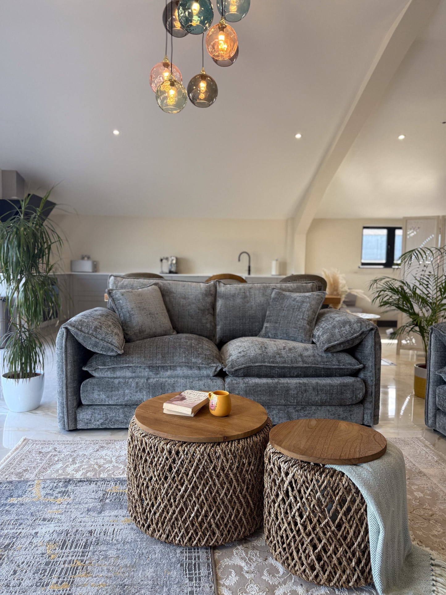 Sonia Sofa Grey 3 Seater - premium sofa with free Isle of Man and UK delivery